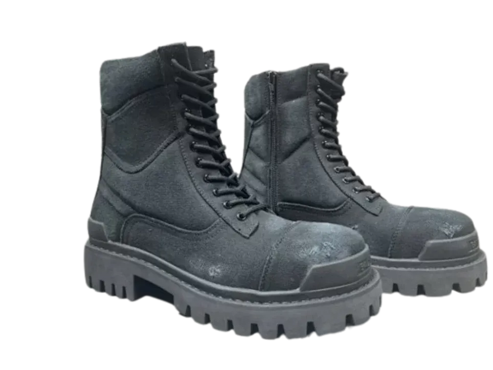 Balenciaga Distressed Strike Boots