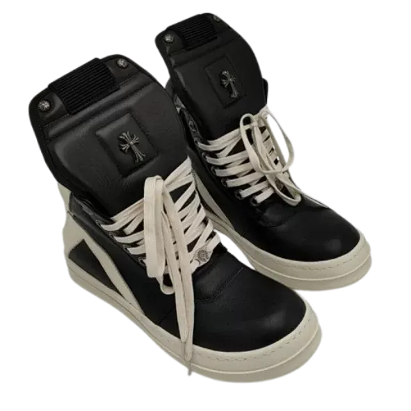 Rick Owens x Chrome Hearts Geobaskets