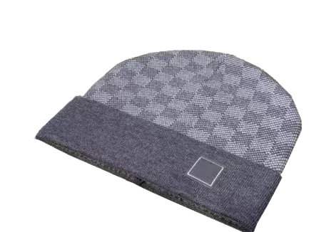 Black knit cap