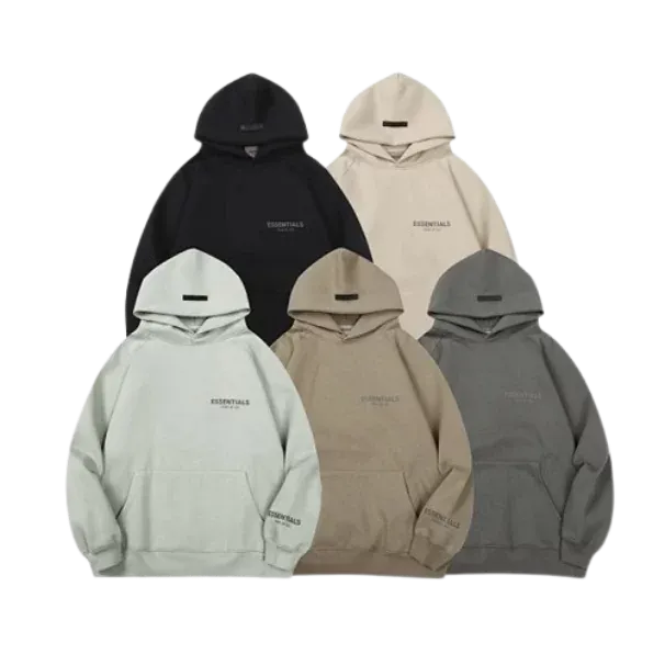 ESSENTIALS SMALL LOGO HOODIE (ALL COLORWAYS)