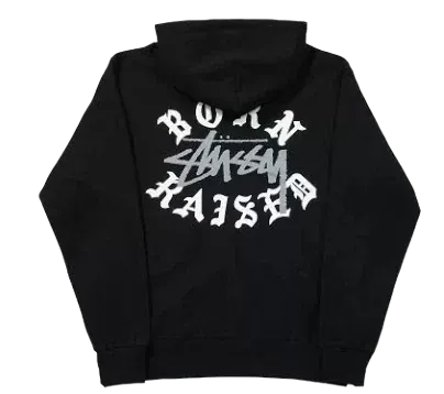 Stussy Sweater Hoodie Zipper Sanskrit BO Middle Letter 21B