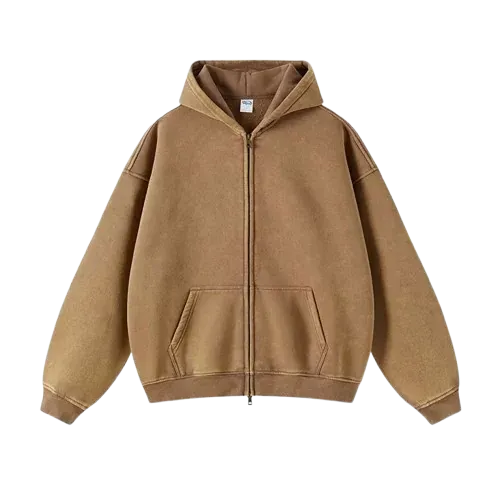 Batik Vintage Cardigan Hooded Sweatshirt