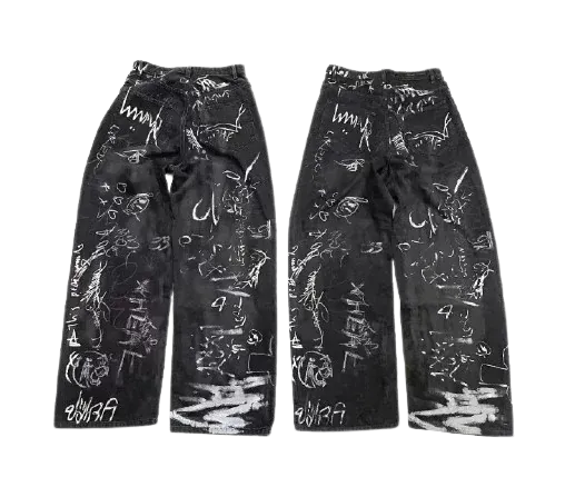 Balenciaga Graffiti Denim