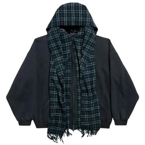 Balenciaga 1:1 Scarf Zip-Up Hoodie