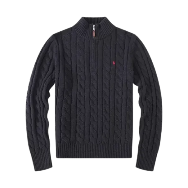Ralph Lauren Knitted Quarter Zip Up (7+ Colourways)