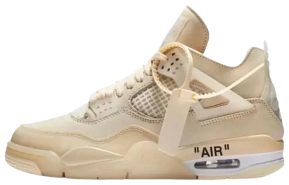 JORDAN 4 X OFF WHITE SAIL