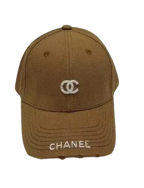 Chanel Letter Embroidered Duck Cap