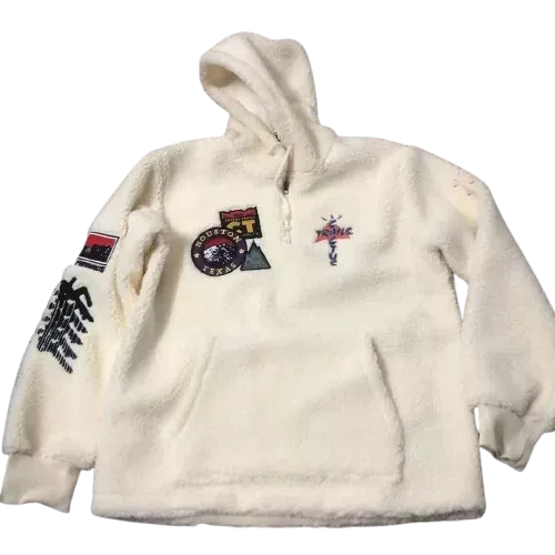 Travis Scott Cactus Trails Half-Zip Sherpa Hoodie