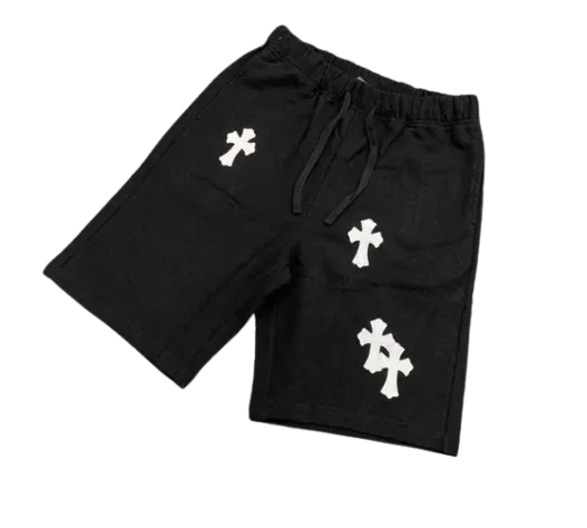 Chrome Hearts Leather Cross Shorts