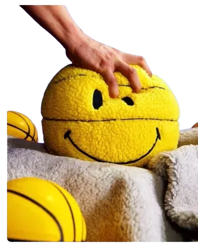 Chinatown Market Smiley Plush Basketball