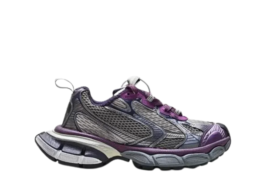 Balenciaga Purple sneakers 3XL with a vintage effect