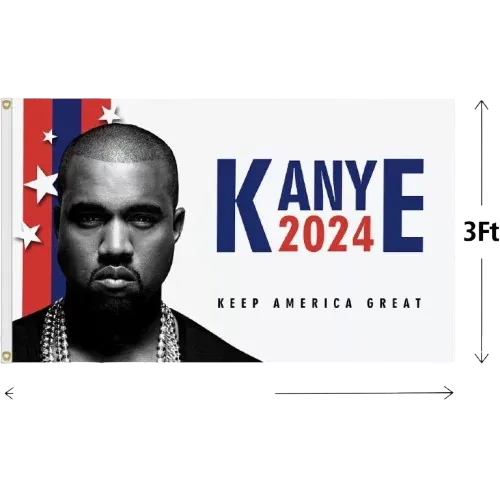 Kanye for President Flag