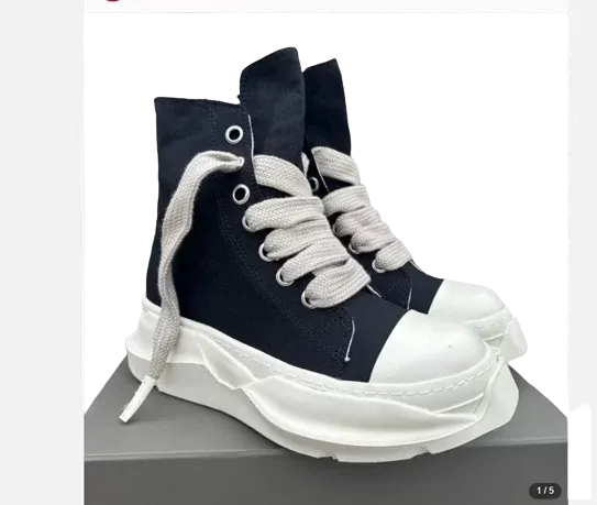 Rick Owens Abstract Ramones Shoes (budget)