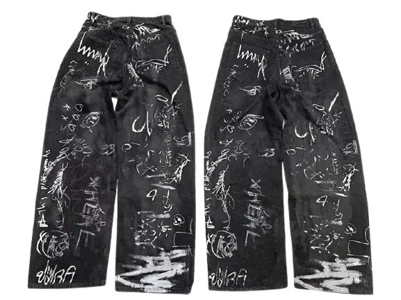Balenciaga Graffiti Denim