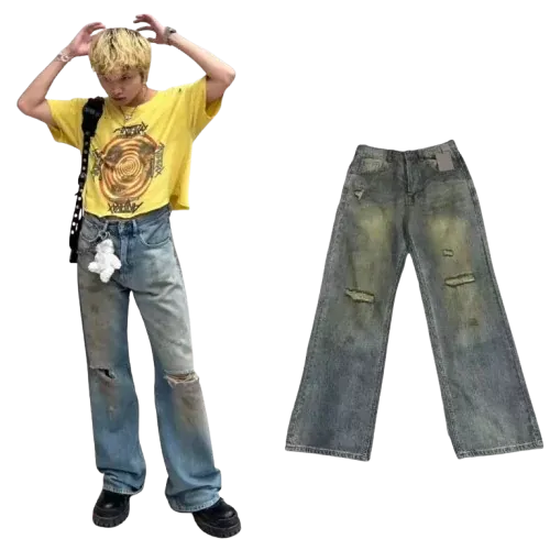 Balenciaga Waxed Denim
