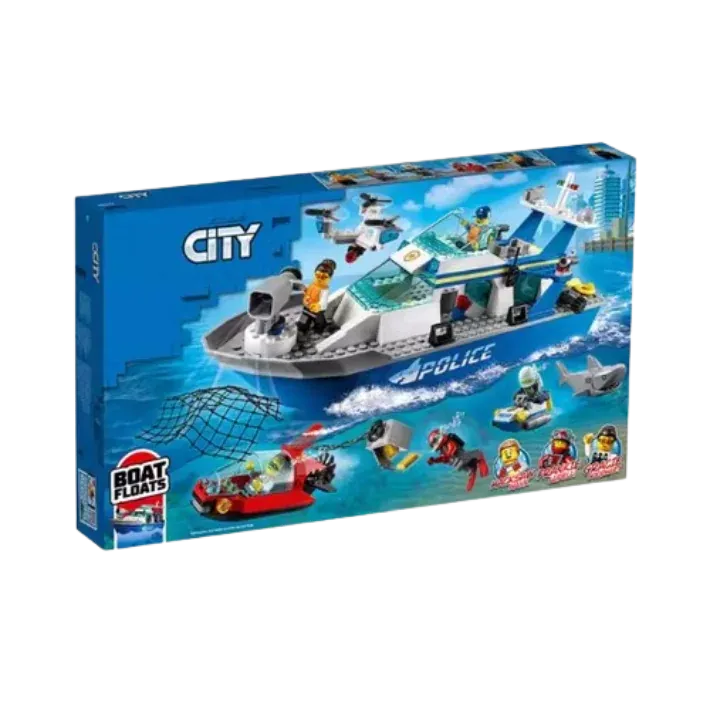 City Series 60277 Police Patrol Boat Police