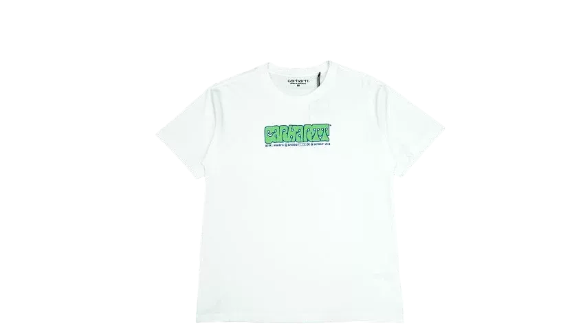 Carhartt T-Shirt Green Text