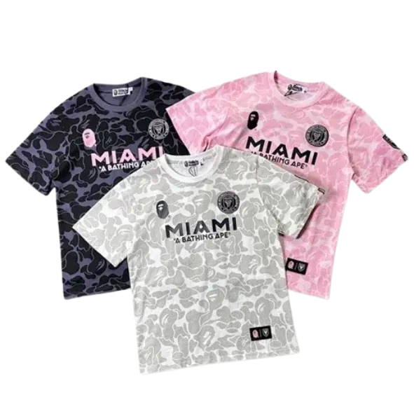 Bape x Inter Miami Football Jerseys (3+ Colourways)