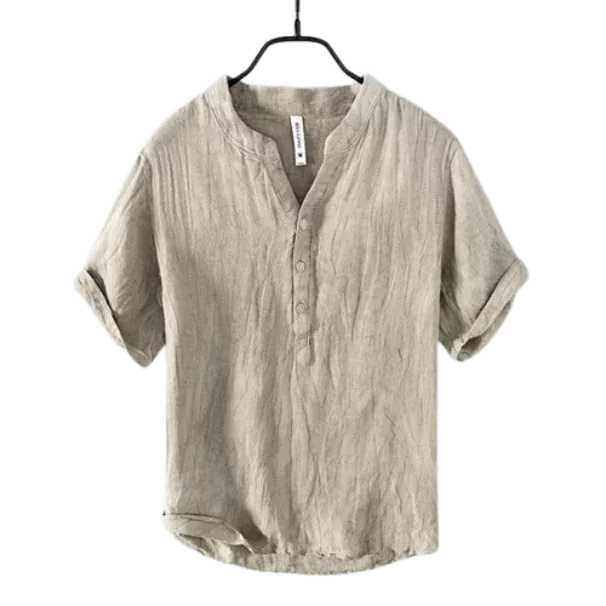Linen Short Sleeve Shirts (7+ Colourways)