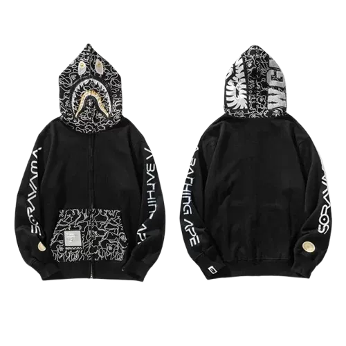 Bape Camo Shark Zip Hoodie (32 Colorways)