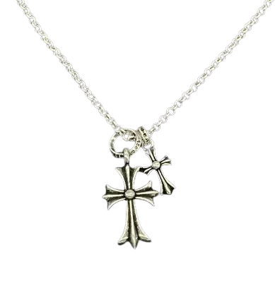 Chrome Hearts Double Cross Ring Pendant