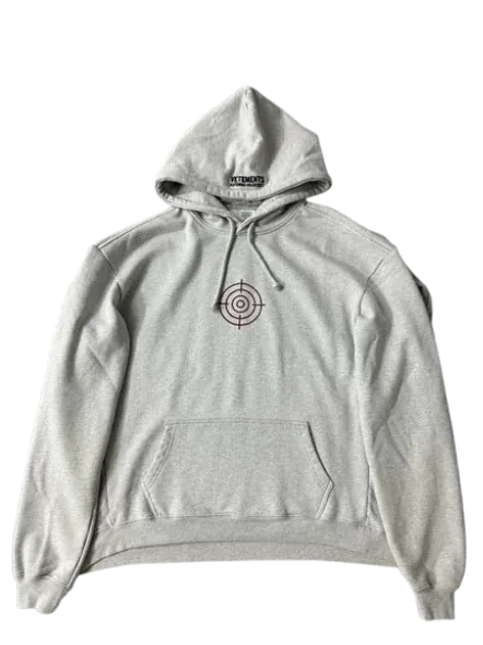 Vetements Grey 11 Inch Gun Club Hoodie
