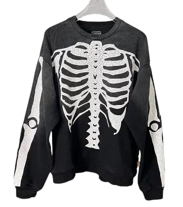 Kapital Bone Skeleton Crewneck
