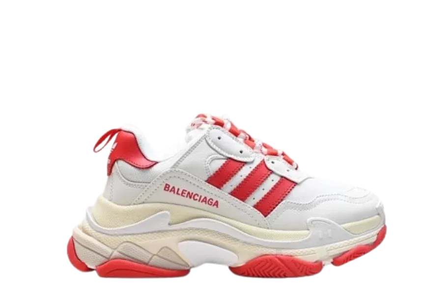 Adidas x Triple S White Red W