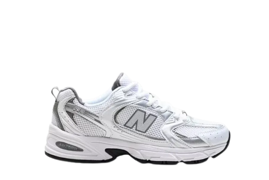 New Balance 530 White Silver Metallic