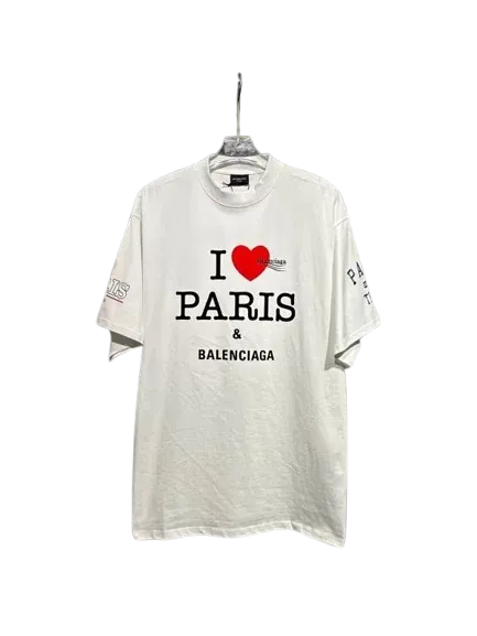 Balenciaga I Love Paris T-Shirt