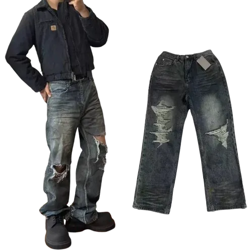 Balenciaga Destroyed Denim
