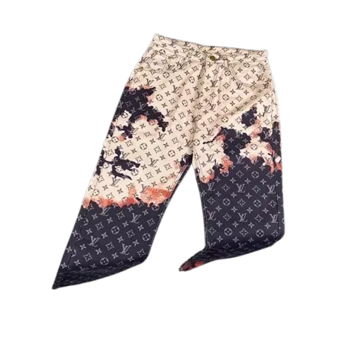 LV Fire Cloud Denim Pants
