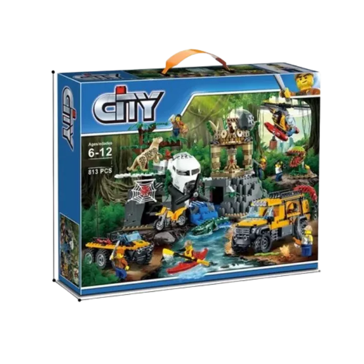 China Building Blocks City Series Jungle Legacy Excavation Field